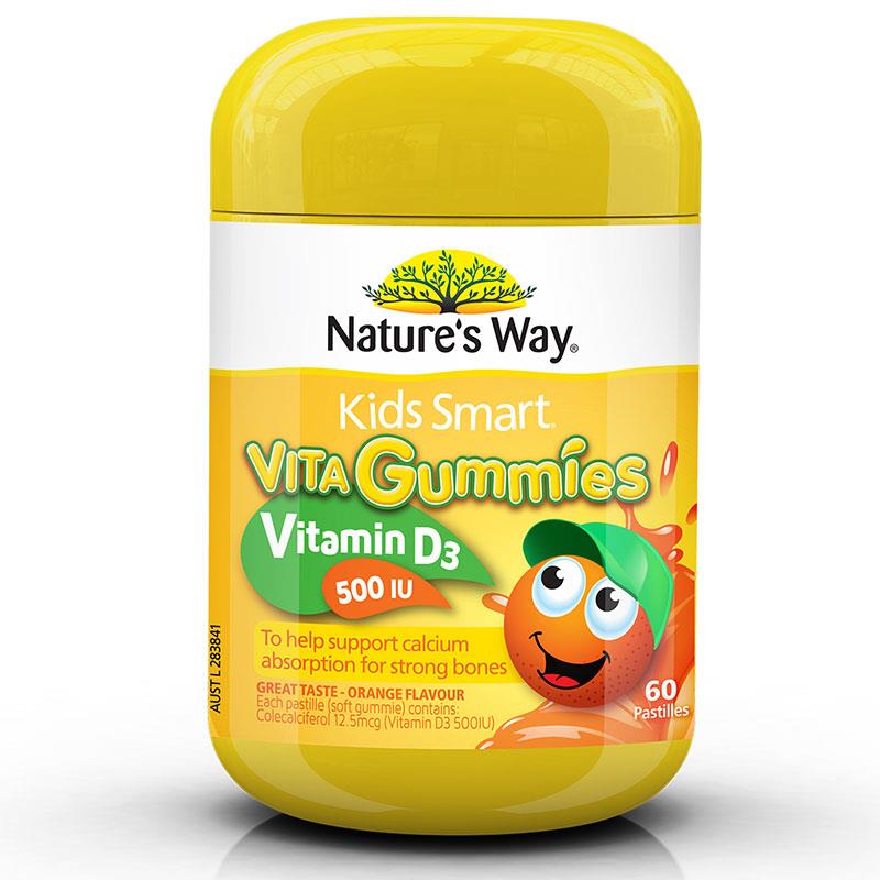 Nature's Way Kids Smart Vita Gummies Vitamin D 500IU 60 Gummies